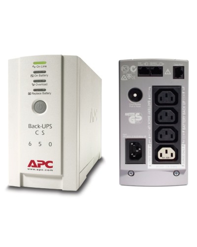 BK650EI APC Back-UPS 650 ВА. Источник бесперебойного питания. APC в Вологде