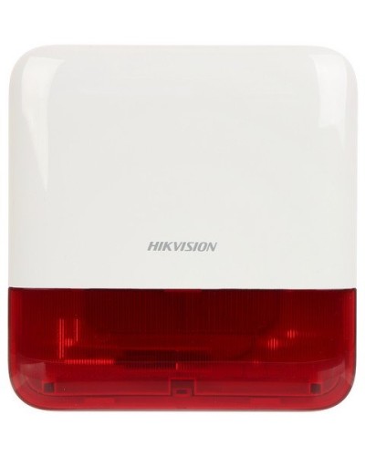 DS-PS1-E-WE Red Indicator. Оповещатель свето-звуковой радиоканальный уличный. AX PRO Hikvision в Вологде