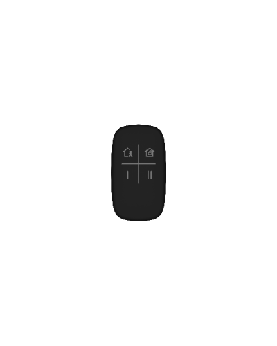 DS-PKF1-WE (цв. черный). Брелок 4-х кнопочный с обратной связью. AX PRO Hikvision в Вологде