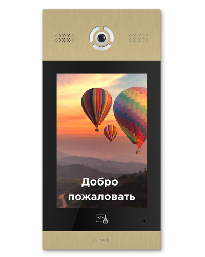 AA-14FB GOLD. Вызывная панель подъездного IP-домофона. BAS-IP в Вологде