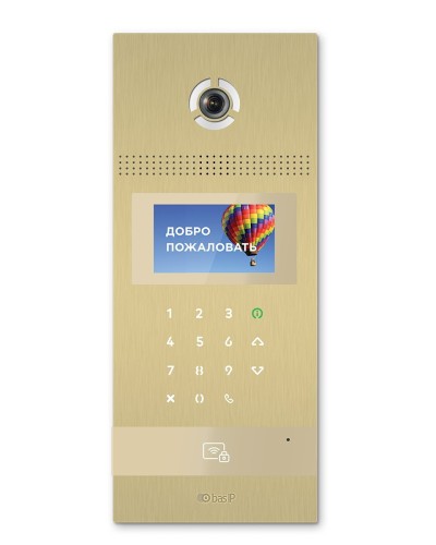 AA-12FB GOLD. Вызывная панель подъездного IP-домофона. BAS-IP в Вологде