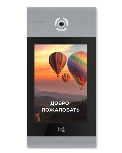 AA-14FB SILVER. Вызывная панель подъездного IP-домофона. BAS-IP в Вологде