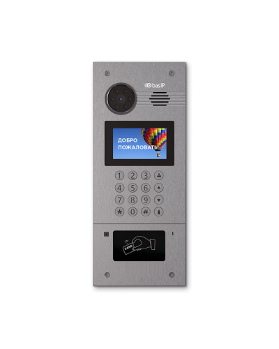 AA-07FB SILVER. Вызывная панель IP-домофона. BAS-IP в Вологде
