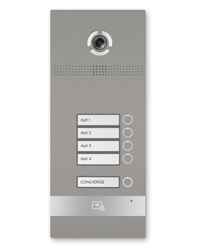 BI-04FB SILVER. Вызывная панель IP-домофона. BAS-IP в Вологде