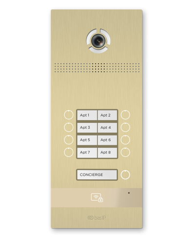 BI-08FB GOLD. Вызывная панель IP-домофона. BAS-IP в Вологде