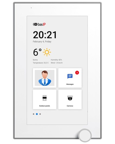 AZ-07L WHITE. Монитор IP-видеодомофона цветной. BAS-IP в Вологде