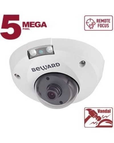B5320DMR (2.8мм). Видеокамера IP купольная. Beward в Вологде