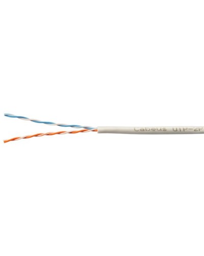 UTP-2P-Cat.5e-SOLID-LSZH-GY-LIGHT-100 (11079c-5). Кабель «витая пара» (LAN) для структурированных систем связи. CABEUS в Вологде