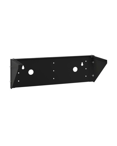NC-3U-V-BK (12025c). Кронштейн настенный вертикальный 19 3U, цвет черный. CABEUS в Вологде