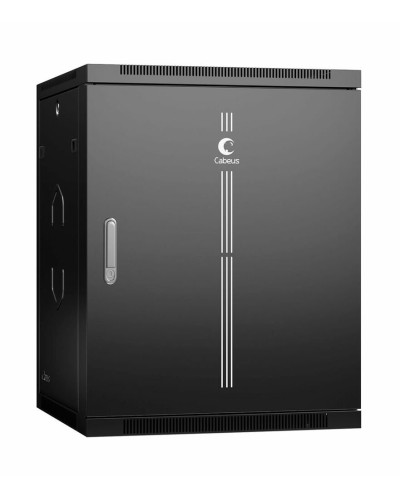 SH-05F-15U60/60m-R-BK (10746c). Шкаф телекоммуникационный 19 настенный 15U. CABEUS в Вологде