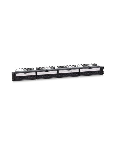 PL-24-KJ-RJ45-Cat.6-180T (11831c): Патч-панель 19" (1U), 24 порта RJ-45, категория 6, с задним кабельным организатором в Вологде
