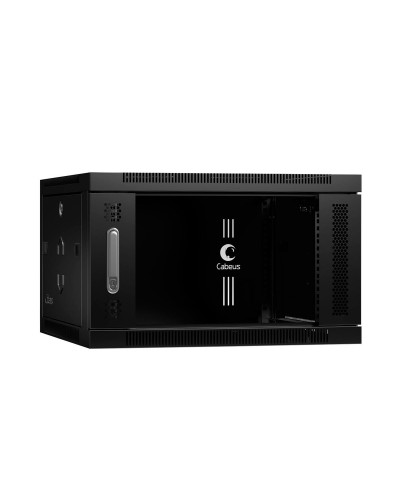 SH-05F-6U60/35-BK (8608c). Шкаф телекоммуникационный 19 настенный 6U. CABEUS в Вологде