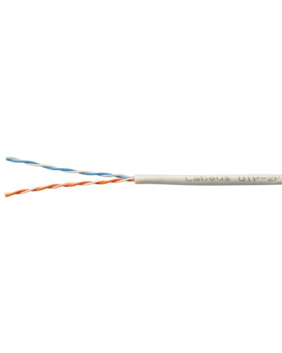 UTP-2P-Cat.5e-SOLID-GY-LIGHT-100 (11078c-5). Кабель «витая пара» (LAN) для структурированных систем связи. CABEUS в Вологде