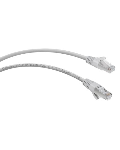 PC-FTP-RJ45-Cat.6-1m-LSZH (7908c), серый. Патч-корд медный. CABEUS в Вологде
