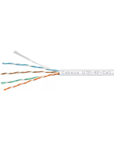 UTP-4P-Cat.5e-SOLID-LSZH-GY (9776c). Кабель «витая пара» (LAN) для структурированных систем связи. CABEUS в Вологде
