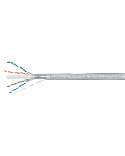 UTP-4P-Cat.6a-SOLID-PVC-GY (11373c). Кабель «витая пара» (LAN) для структурированных систем связи. CABEUS в Вологде