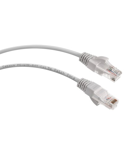PC-UTP-RJ45-Cat.5e-3m-LSZH (8866c), серый. Патч-корд медный. CABEUS в Вологде