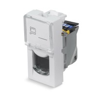KJ-RJ45-Cat.6a-SH-180T-FP-L-22,5 (11846c): Вставка Keystone Jack RJ-45