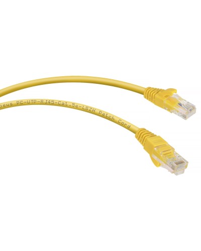 PC-UTP-RJ45-Cat.5e-3m-YL-LSZH (9500c), желтый. Патч-корд медный. CABEUS в Вологде