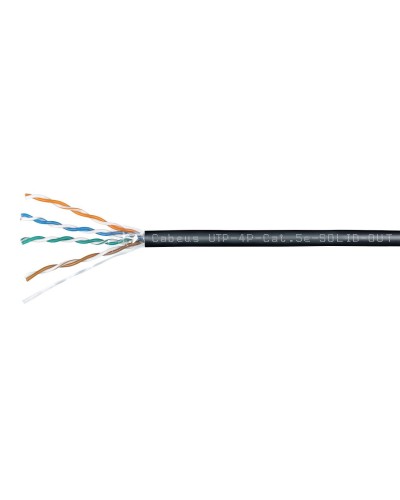 UTP-4P-Cat.5e-SOLID-OUT-LSZH-UV (7172c). Кабель «витая пара» (LAN) для структурированных систем связи. CABEUS в Вологде