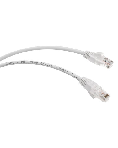 PC-UTP-RJ45-Cat.6-3m (7269c), серый. Патч-корд медный. CABEUS в Вологде