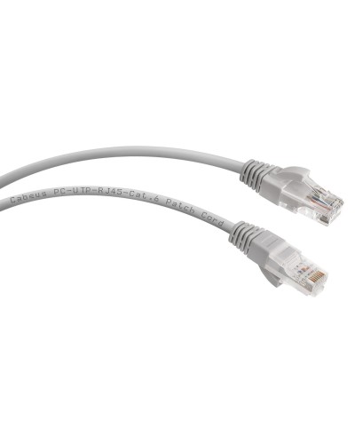 PC-UTP-RJ45-Cat.6-2m (7268c), серый. Патч-корд медный. CABEUS в Вологде