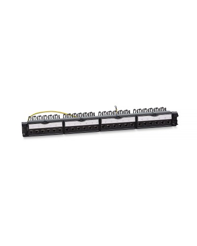 PL-24-KJ-RJ45-Cat.6-SH-180T (11833c): Патч-панель 19" (1U), 24 порта RJ-45, категория 6, полностью экранированная в Вологде