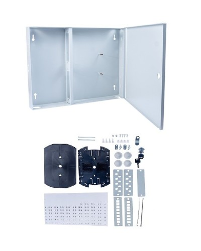 FO-WL-16-SC/2LC/FC/ST-FP-K (12302c). Бокс оптический настенный. CABEUS в Вологде