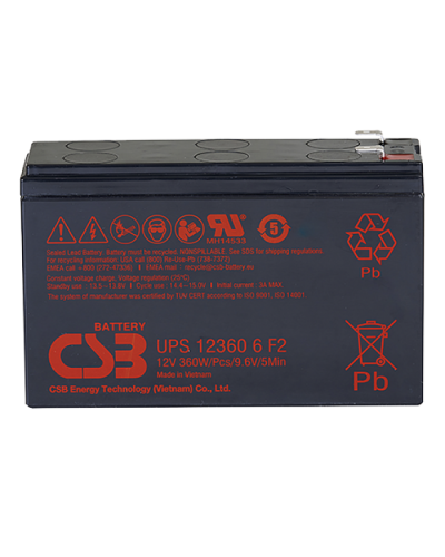 CSB UPS 123606. Аккумулятор герметичный свинцово-кислотный. CSB в Вологде