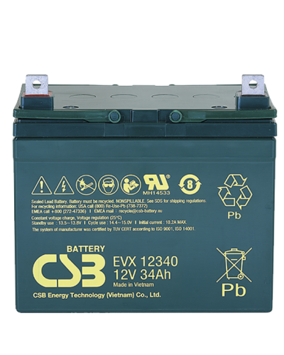 CSB EVX 12340. Аккумулятор герметичный свинцово-кислотный. CSB в Вологде