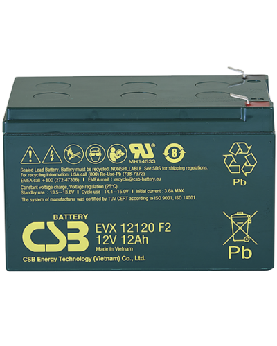 CSB EVX 12120. Аккумулятор герметичный свинцово-кислотный. CSB в Вологде