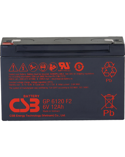 CSB GP 6120. Аккумулятор герметичный свинцово-кислотный. CSB в Вологде