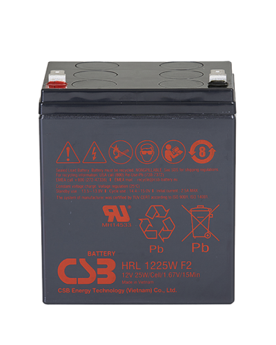 CSB HRL 1225W FR. Аккумулятор герметичный свинцово-кислотный. CSB в Вологде