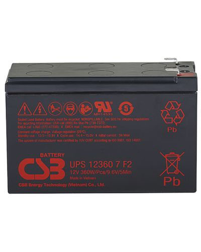 CSB UPS 123607. Аккумулятор герметичный свинцово-кислотный. CSB в Вологде