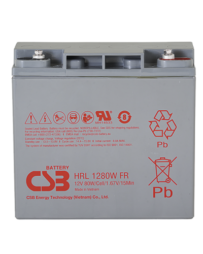 CSB HRL 12280W FR. Аккумулятор герметичный свинцово-кислотный. CSB в Вологде