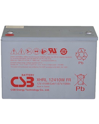 CSB XHRL 12410W FR. Аккумулятор герметичный свинцово-кислотный. CSB в Вологде