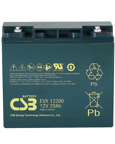 CSB EVX 12200. Аккумулятор герметичный свинцово-кислотный. CSB в Вологде