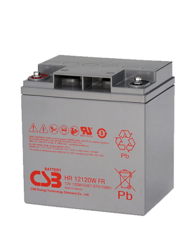 CSB HR 12120W FR. Аккумулятор герметичный свинцово-кислотный. CSB в Вологде