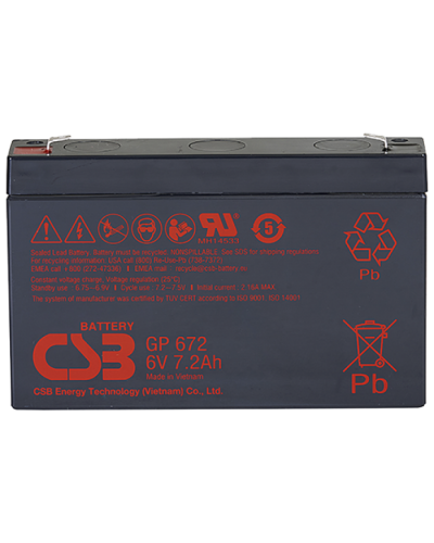 CSB GP 672. Аккумулятор герметичный свинцово-кислотный. CSB в Вологде