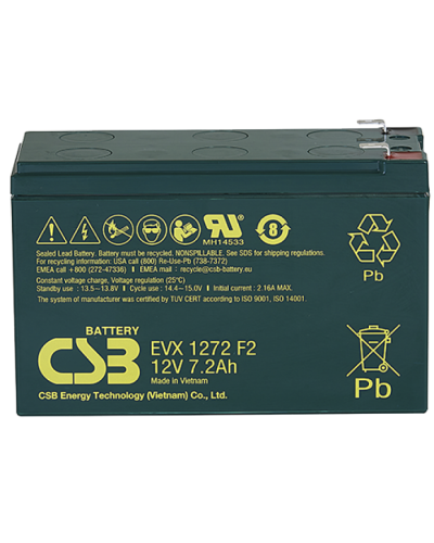 CSB EVX 1272. Аккумулятор герметичный свинцово-кислотный. CSB в Вологде