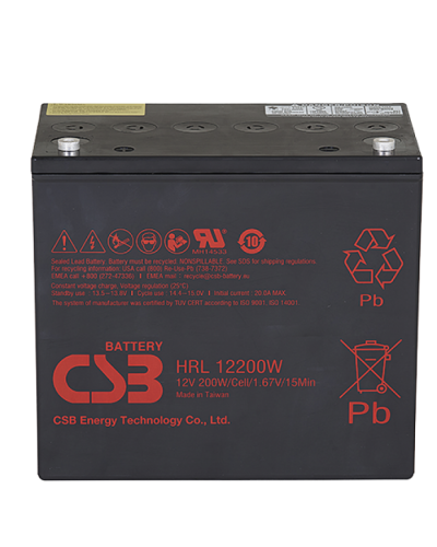 CSB HRL 12200W. Аккумулятор герметичный свинцово-кислотный. CSB в Вологде