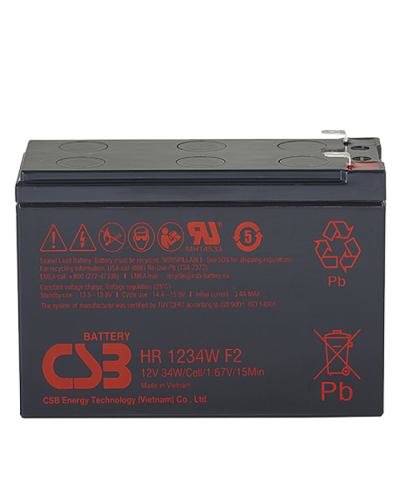 CSB HR 1234W. Аккумулятор герметичный свинцово-кислотный. CSB в Вологде