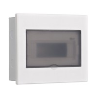 Корпус ЩРВ-М 9 модулей IP41 встраиваемый прозрачная дверь (31072DEK). Корпус пластиковый. DEKraft