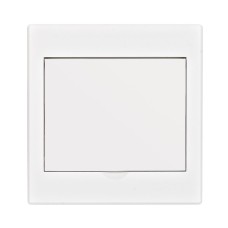 Корпус ЩРН-П 6 модулей IP41 навесной белая дверь (31085DEK). Корпус пластиковый. DEKraft