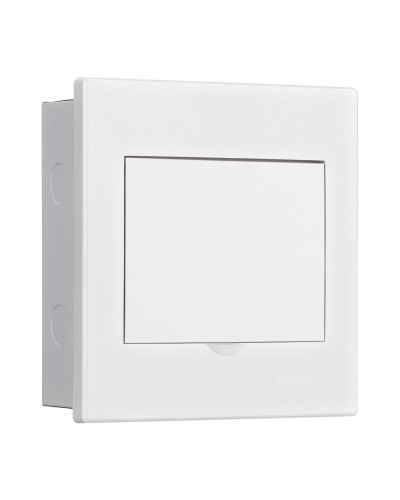 Корпус ЩРВ-М 6 модулей IP41 встраиваемый белая дверь (31101DEK). Корпус пластиковый. DEKraft в Вологде