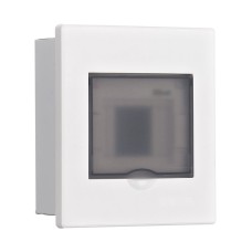 Корпус ЩРВ-М 4 модуля IP41 встраиваемый прозрачная дверь (31070DEK). Корпус пластиковый. DEKraft