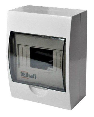 ЩРН-П-8 IP41 настенный (31010DEK). Щиток модульный с прозрачной дверцей. DEKraft в Вологде