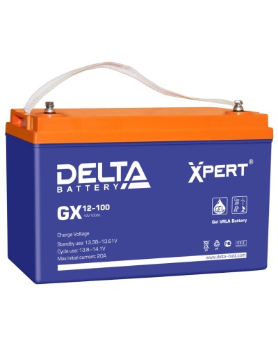 Delta GX 12-100. Аккумулятор герметичный свинцово-кислотный. Delta в Вологде