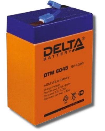 Delta DTM 6045. Аккумулятор герметичный свинцово-кислотный. Delta в Вологде