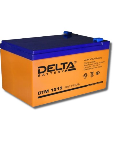 Delta DTM 1215. Аккумулятор герметичный свинцово-кислотный. Delta в Вологде